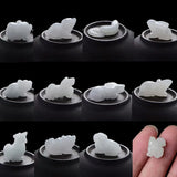 Natural Emerald Chinese Zodiac Pendant DIY Necklace Jewellery