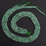 Natural Emerald Faceted Rondelle Beads 2x3mm