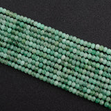Natural Emerald Faceted Rondelle Beads 2x3mm