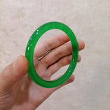Hand Carved Green Jade Bracelet - Men's & Women's