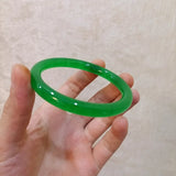 Hand Carved Green Jade Bracelet - Men's & Women's