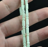Natural Emerald Necklace Light Green Amulet Bead Jadeite Bride Jewelry