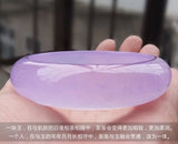 Emerald Violet Jade Bracelet Ice Pink Purple Bangle Jadeite