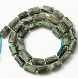 Emeralds Agates Apatite Stone Beads Cylinder Shape DIY Bracelet 7.5'' Strand
