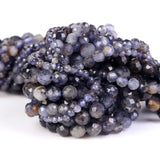 Natural Cordierite Beads 2/3/4mm 15inch