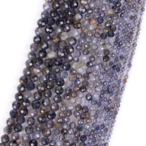 Natural Cordierite Beads 2/3/4mm 15inch