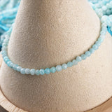 Faceted Amazonite Stone Football Shape Loose Beads 15'' Strand