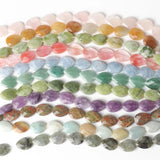 Faceted Amazonite Amethysts Opal Pink Quartz Stone Beads