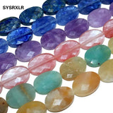 Faceted Amazonite Lapis Lazuli Pearls Stone Beads for Jewelry Making