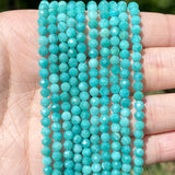 Natural Amazonite Round Stone Beads for Jewelry Making