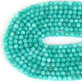 Natural Amazonite Round Stone Beads for Jewelry Making