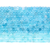 Faceted Chalcedonys Round Spacer Stone Beads 2-4mm