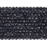Faceted Sandstone Round Loose Spacer Stone Beads 2 3 4mm