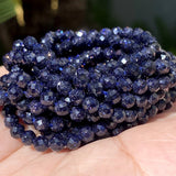 Faceted Sandstone Round Loose Spacer Stone Beads 2 3 4mm