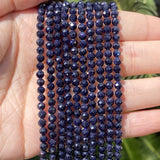 Faceted Sandstone Round Loose Spacer Stone Beads 2 3 4mm