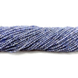 Faceted Tanzanite Seed Beads 2/3/4/5MM High Loose Round