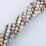 6mm Turquoise Stone Round Football Beads for Jewelry Making