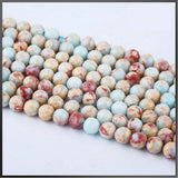6mm Turquoise Stone Round Football Beads for Jewelry Making