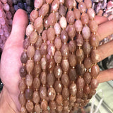Faceted Brazil Amazonite Barrel Spacer Beads for Jewelry Making
