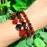 Faceted Coffee Agates Stone Beads Round Loose Beads 15''