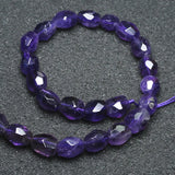 Faceted Freeform Amethysts Beads for Bracelets DIY