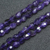 Faceted Freeform Amethysts Beads for Bracelets DIY