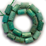 Faceted Green Amazonite Stone Beads for Jewelry Making