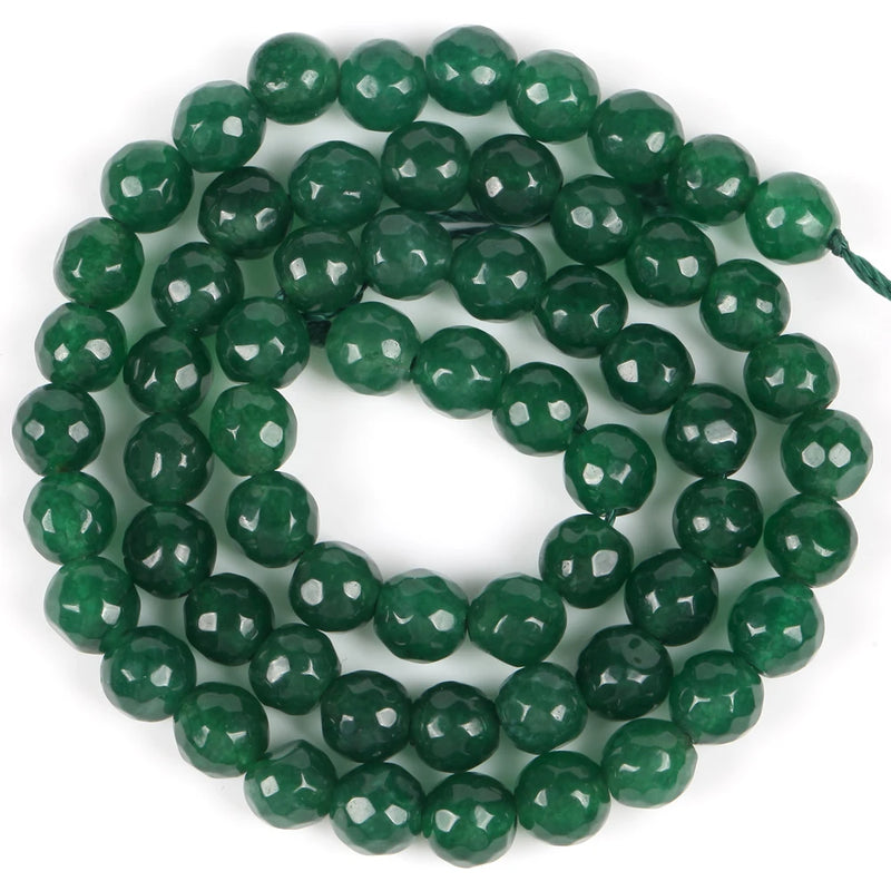 Green Jades Stone Round Beads 4/6/8/10/12mm