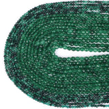 Faceted Green Jade Stone Beads for Jewelry Making Bracelet 2 3 4mm