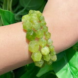 Green Peridot Jades Faceted Stone Beads for Jewelry Making 15''