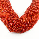 Faceted Green Red Agate Tiny Stone Beads 2/3/4MM DIY Jewelry