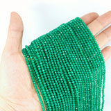 Faceted Green Red Agate Tiny Stone Beads 2/3/4MM DIY Jewelry