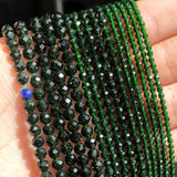 Green Sand Waist Beads 2-4mm Gem Stone 15''