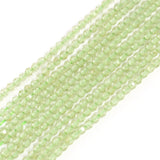 Green Zircon Beads Cubic Zirconia Rhinestone Spacer Beads 15''
