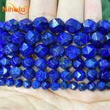 Faceted Lapis Lazuli Loose Beads 6/8/10mm Strand
