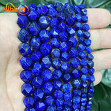 Faceted Lapis Lazuli Loose Beads 6/8/10mm Strand