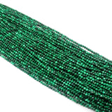 Natural Faceted Malachite Beads 2/3/4MM DIY Jewelry Making