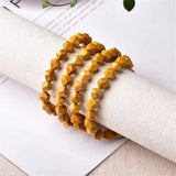 Faceted Mookaite Stone Bracelet 8mm