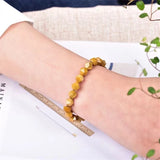 Faceted Mookaite Stone Bracelet 8mm