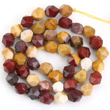 Natural Faceted Mookaite Stone Beads Round Spacer 6/8/10mm