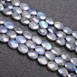 Gray Labradorite Beads for Jewelry Making 15'' DIY Necklace Bracelet Women Gift