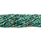 Faceted Phoenix Chrysocolla Seed Beads 2/3/4MM High Loose Round Beads