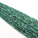 Faceted Phoenix Chrysocolla Seed Beads 2/3/4MM High Loose Round Beads
