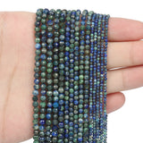 Faceted Phoenix Lapis Loose Beads 15''