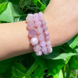 Faceted Purple Angelite Chalcedony Jades Spacer Beads 15''