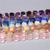 Natural Faceted Raw Mineral Stone Beads Tiger Eye Quartzs 8/10/12mm