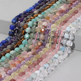 Natural Faceted Raw Mineral Stone Beads Tiger Eye Quartzs 8/10/12mm