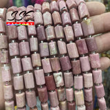 Faceted Red Rhodochrosite Stone Beads 8x11mm 15 Inches