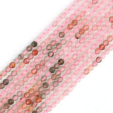Red Strawberry Quartz Stone Beads 2mm Round Loose Spacer Bead 15''