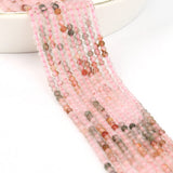 Red Strawberry Quartz Stone Beads 2mm Round Loose Spacer Bead 15''